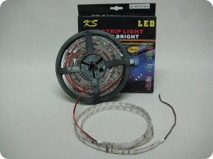 Лента светодиодная KS-W5151Y 30 smd/м 5050 желтая 24V бел. основа 10см